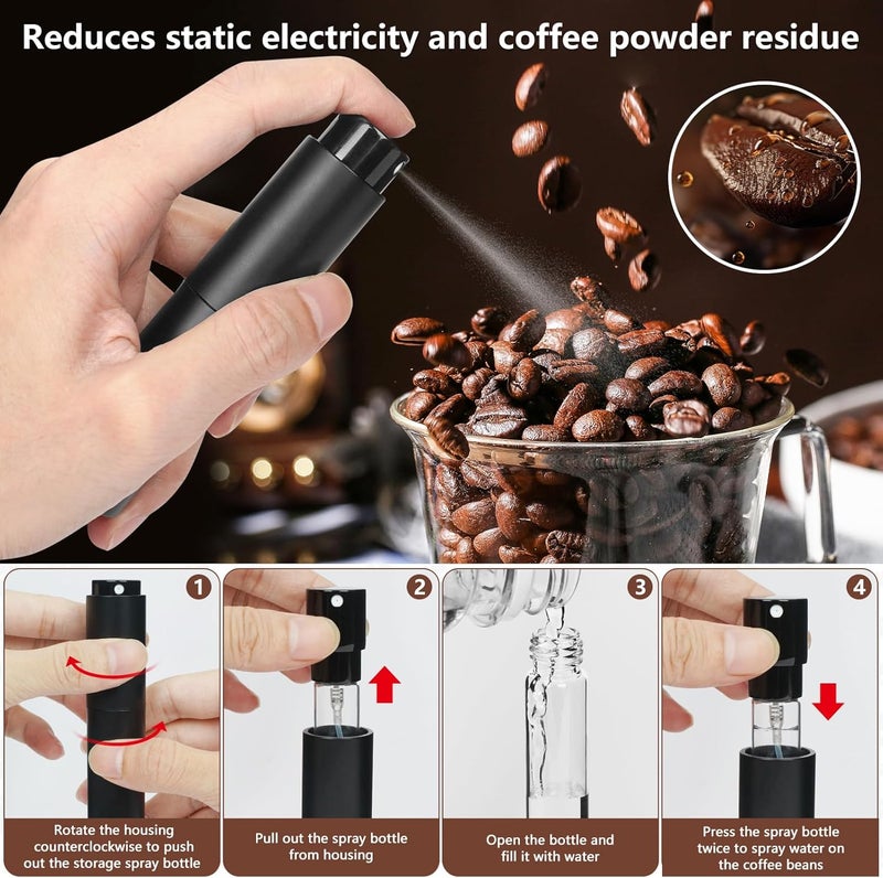 Y-Step 51mm Espresso Tamper Set with 30lb Calibrated Spring Loaded, Espresso Accessories Kit with Coffee Tamper Tool, Coffee Stirrer, Tamper Mat, Spray Bottle, Barista Hand Tamper for Espresso Machine - Image 5